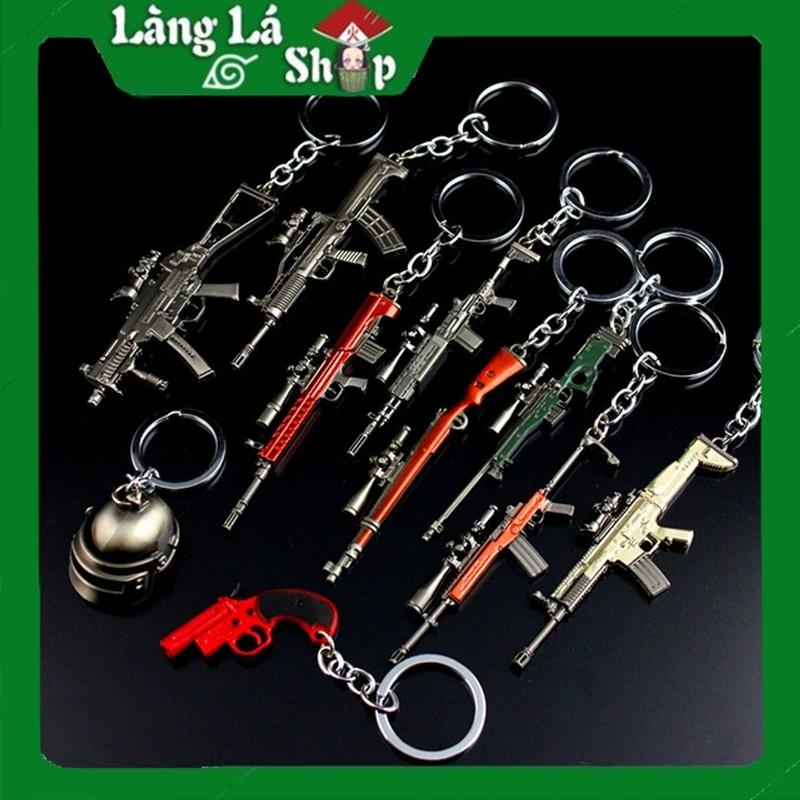  Móc khoá mô hình Mini của game PUBG - Đột kícḣ CF - Free Fire - CS:GO hợp kim loại chi tiết sắc nét dành cho Loot thủ 