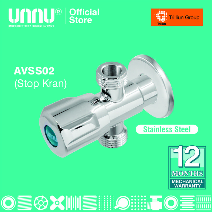 Gambar UNNU Stop Kran - AVSS02 1/2" dari UNNU.official Kab. Gresik Tokopedia