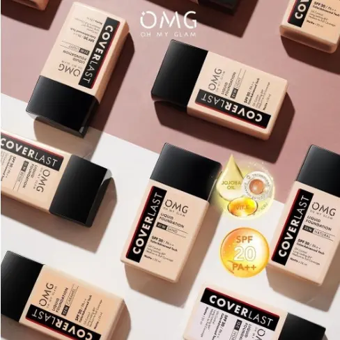 OMG Oh My Glam Coverlast Liquid Foundation 1