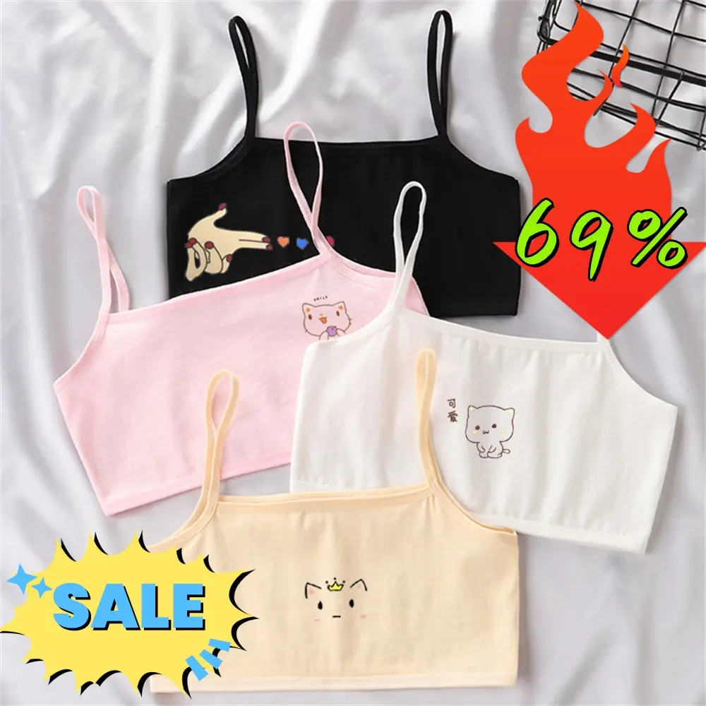 Áo Ngực Đồ Lót Bé Gái, Mặc Cho Bé Gái 12 Tuổi, 13 Tuổi, 10 Gái Tiểu Học, Mỏng Mùa Hè, Áo Vest