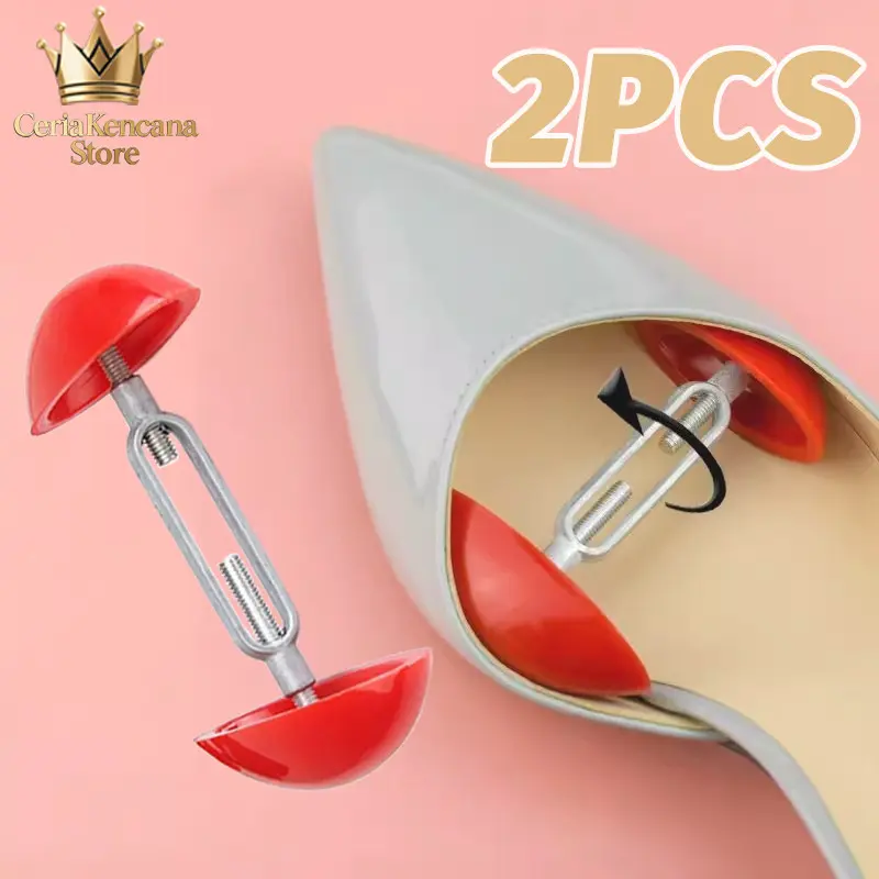 Shoe Expander Extender Adjustable 2 Pcs Portable Mini Alat Pembesar Pelebar Peregang Sepatu Sandal