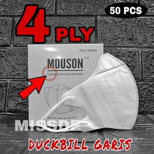 MASKER DUCKBILL MOUSON ISI 50 PCS Dewasa