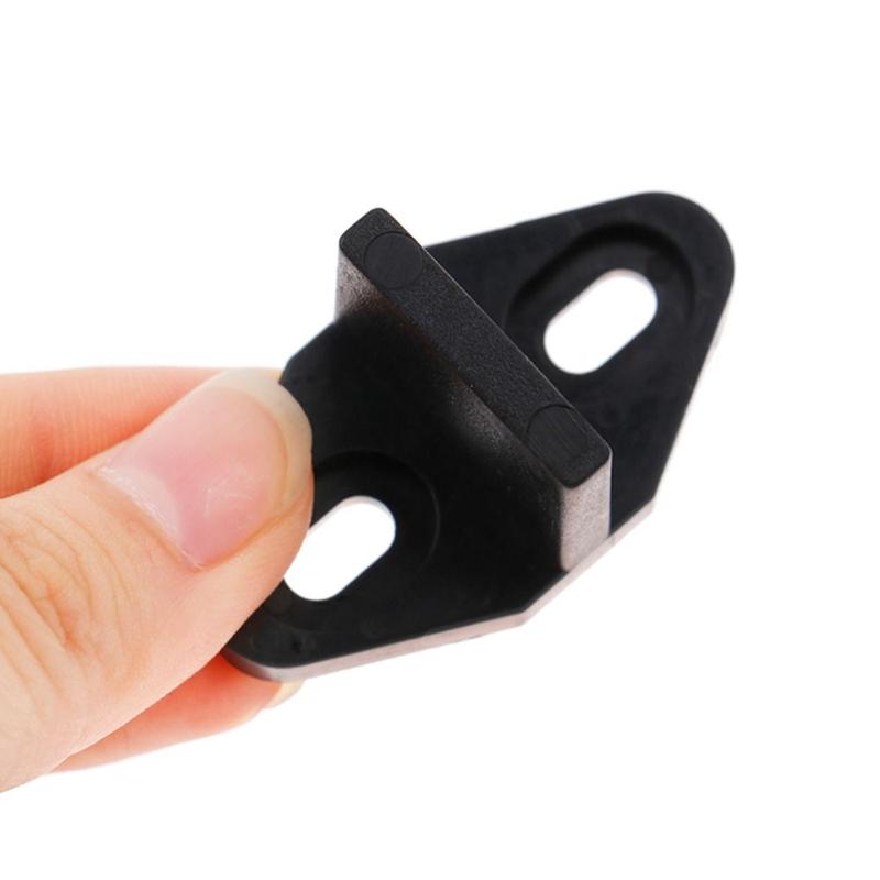 Product Introduction of Household Sliding Barn Door Floor Guide Plastic Anti-Swinging Adjustable Stay Roller Rail Accessories Furniture Hardware Fixing Bottom Bracket For Bottom Sliding Door Hanger 17