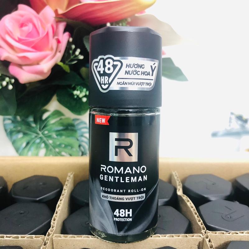   Mới  Lăn khử mùi hương nước hoa Ý Romano Gentleman 48h khô thoáng vượt trội 50ml 