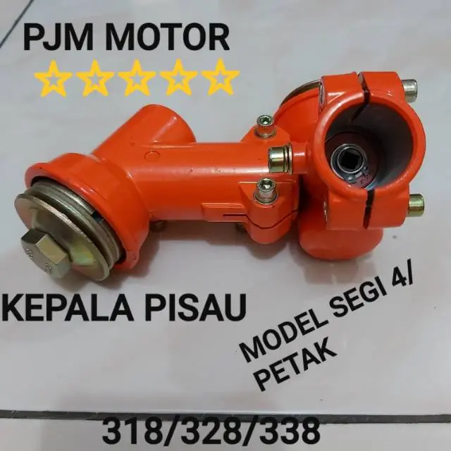 Gear Case Assy Kepala Pisau Mesin Potong Rumput 318 328 338 Big promo Model petak