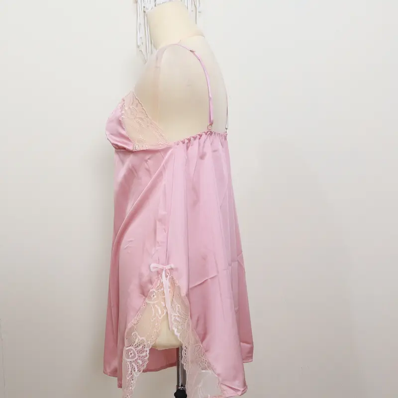 LYRA Lingerie Satin Baju Tidur Wanita Seksi Piyama Sleepwear Daster 3