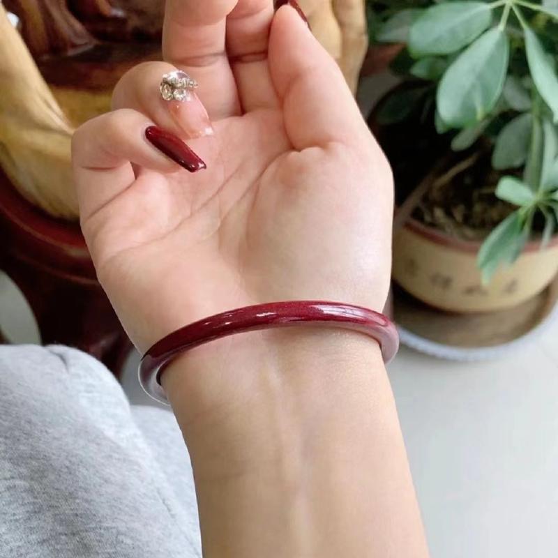 Vòng Tay Nữ, Chu Sa May Mắn, Hàng Thật, Quà Tặng May Mắn, Năm Sắp Sinh Tồn, Thích Hợp Cho Bạn Gái, [Cuộc Sống Năm Mới], Đồ Trang Sức Titan Phụ Kiện 7