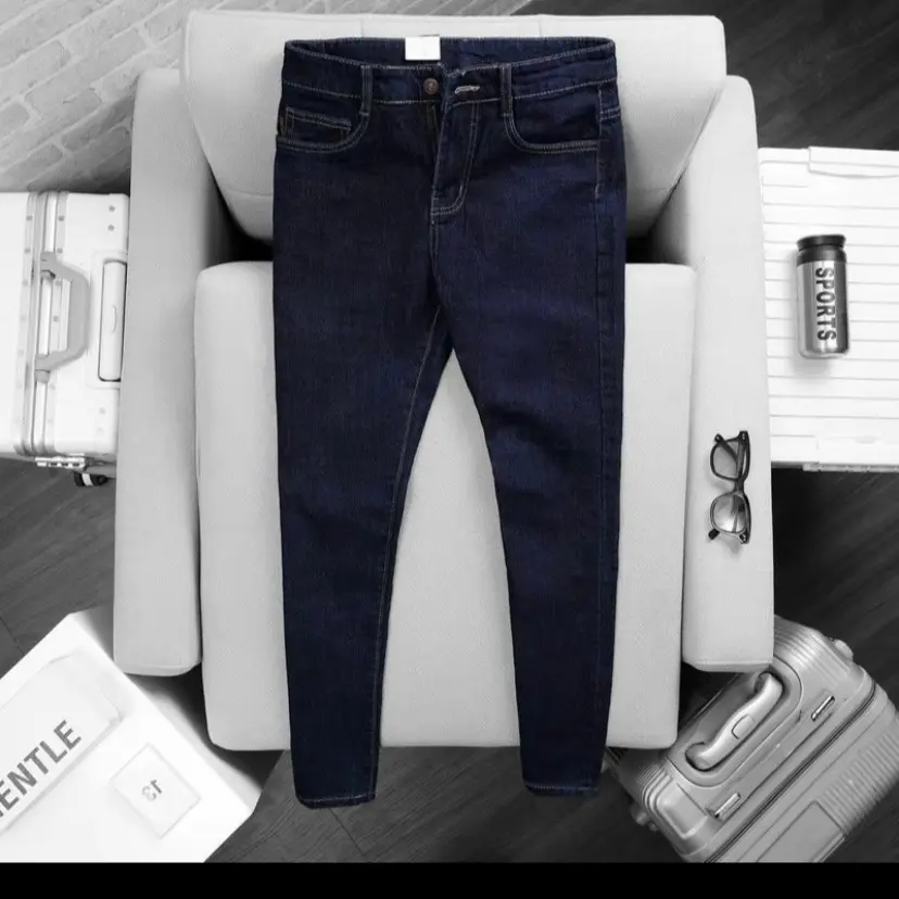 (AC05) Quần jean nam co giãn 4 chiều,quần bò nam,form chuẩn,ống côn phong cách -AC MEN JEANS jeannam