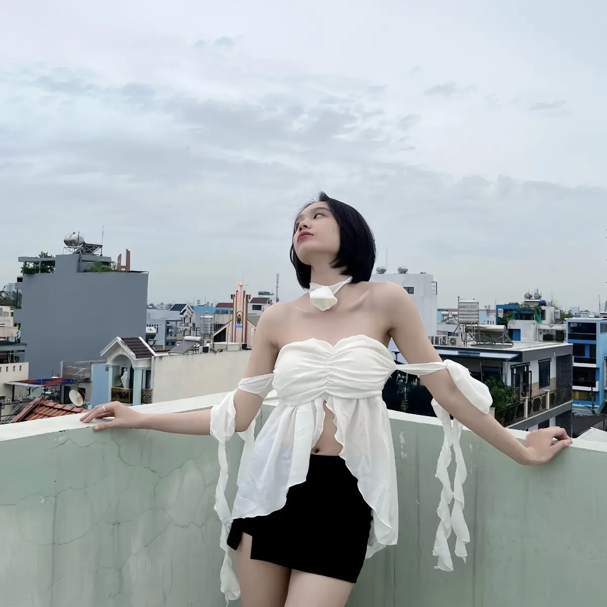 Áo kiểu lựa mẫu chốt live Top Nữ