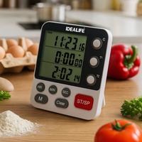 Gambar IDEALIFE - Multifunction Timer (Clock & 2 Timer Mode) - Jam Digital Multifungsi - TI-3001 dari IDEALIFE ONLINE STORE Kota Administrasi Jakarta Utara 3 Tokopedia