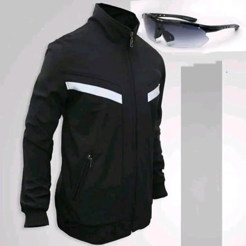 JAKET PERIA BIGJUMBO TERBARU Polos Hitam Casual Distro Nyaman Keren