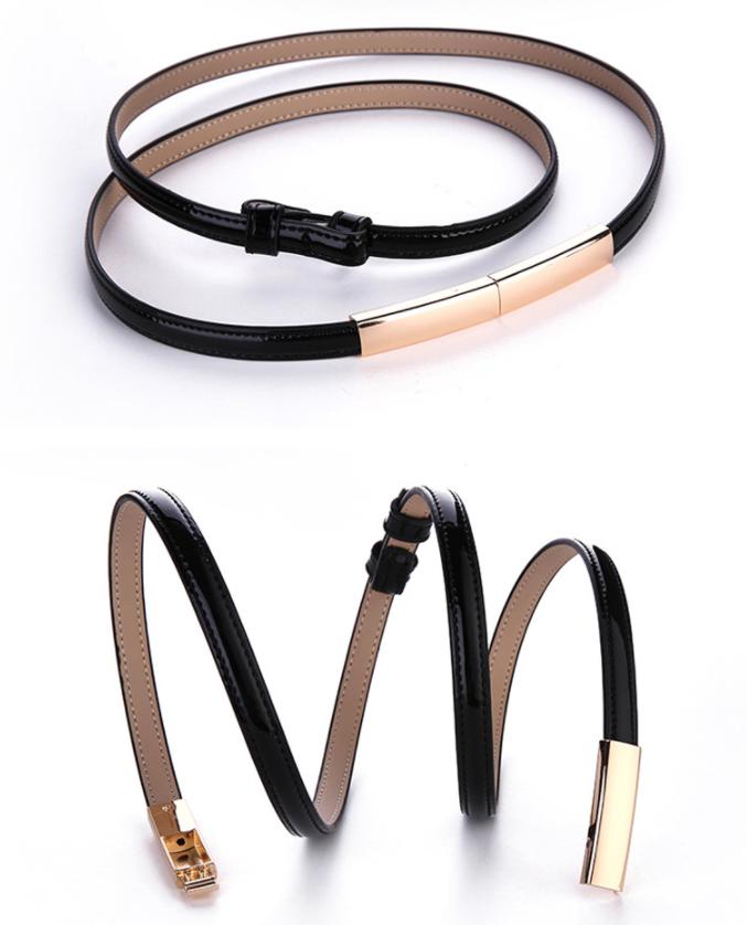 Product Introduction of BITZEN Ikat Pinggang Wanita Kulit Imitasi Slim Casual Warna Warni dengan Gesper Belt Outfit  Perempuan 1