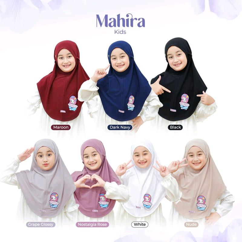Jilbab bergo anak mahira kids bordil 0