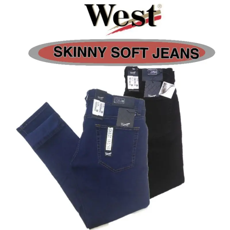 𝐖𝐞𝐬𝐭 𝐉𝐞𝐚𝐧𝐬   WS512 Original Celana Skinny Jeans pria laki laki