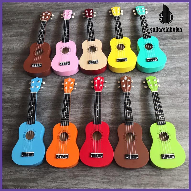 Đàn ukulele soprano 54cm - Combo 4  phụ kiện - Đàn tập chơi cho mọi lứa tuổi