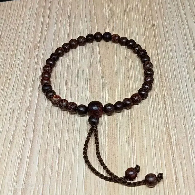 gelang tasbih kayu galih asem asli 5mm 33butir 0