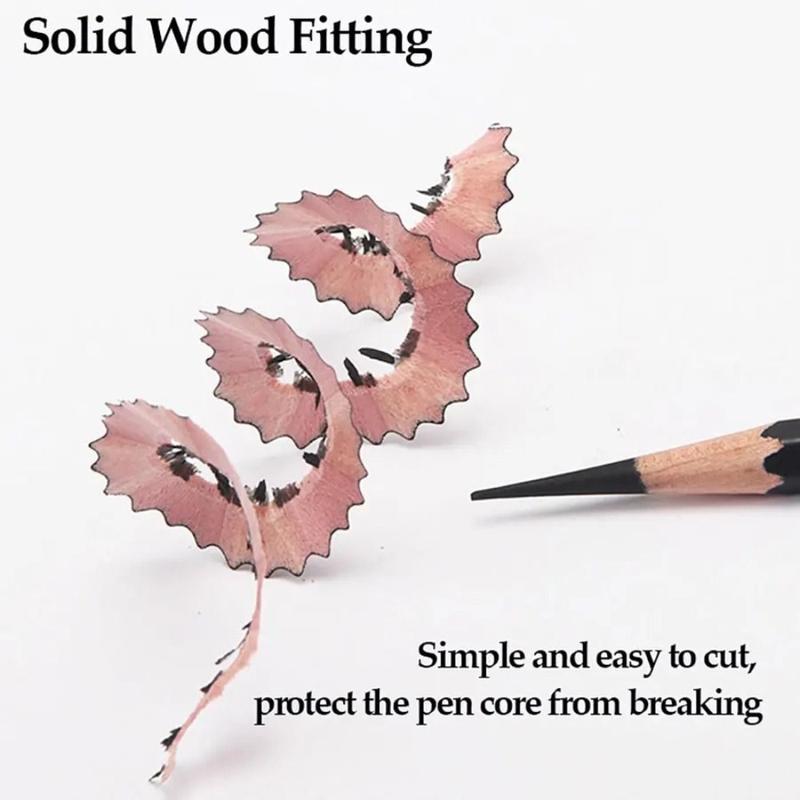 Product Introduction of Artists 2H-8B Wooden Lead Pencils Smooth Writing Details Highlight Sketch Pencil Graphite Shading Drawing Pencil School Supplies 13