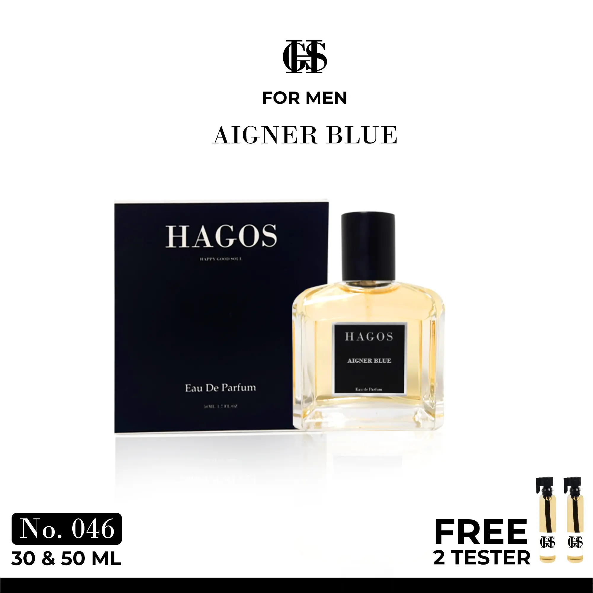 No. 46 IGNER BLUE for Men - HAGOS PARFUM