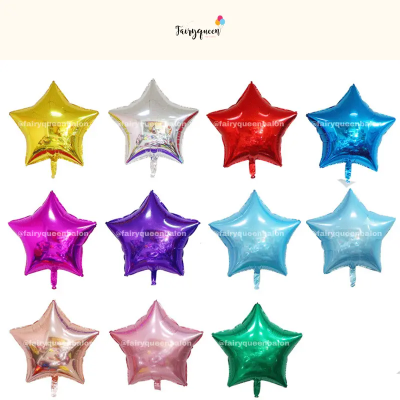 Balloon - Star Foil 25cm / 10inch / Star Foil Balloon 0