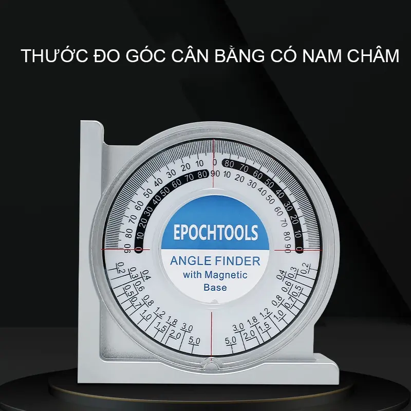 Thước đo độ nghiêng, thước đo góc cân bằng size mini có nam châm 7