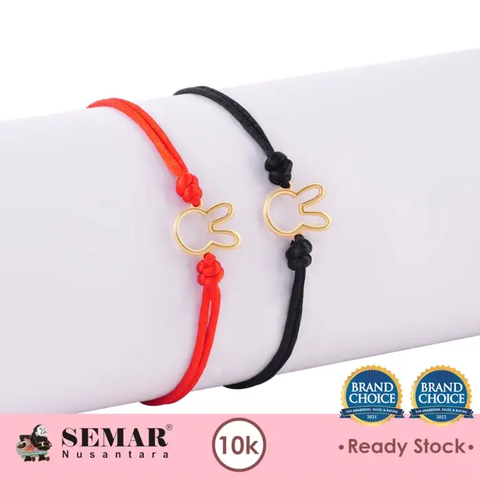 Gelang Tali Emas Rabbit Gold 10K Semar Nusantara 0