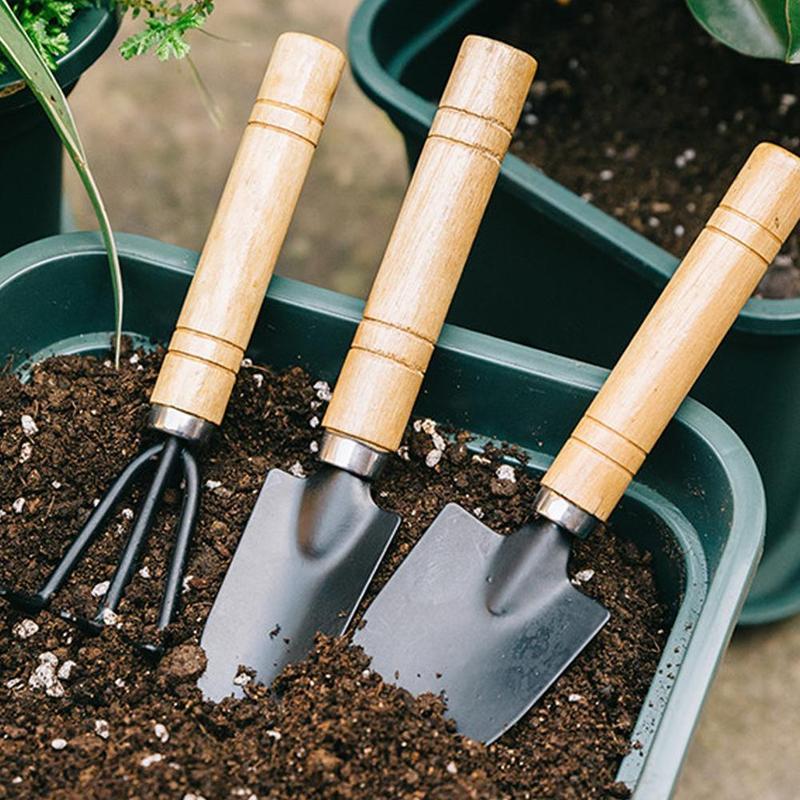 Product Introduction of 【Lowest Price】Garden Tools Three-piece Garden Rake For Planting Vegetables And Flowers Meaty Q9V3 33