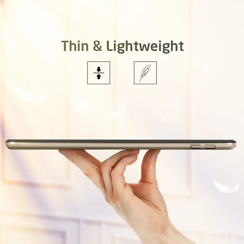 Case Compatible for Samsung for A9+ 11 Inch S9/S9fe 11 inch S6 Lite Samsung tab S6 Lite Trifold Full Colour Stand Smart Case 2