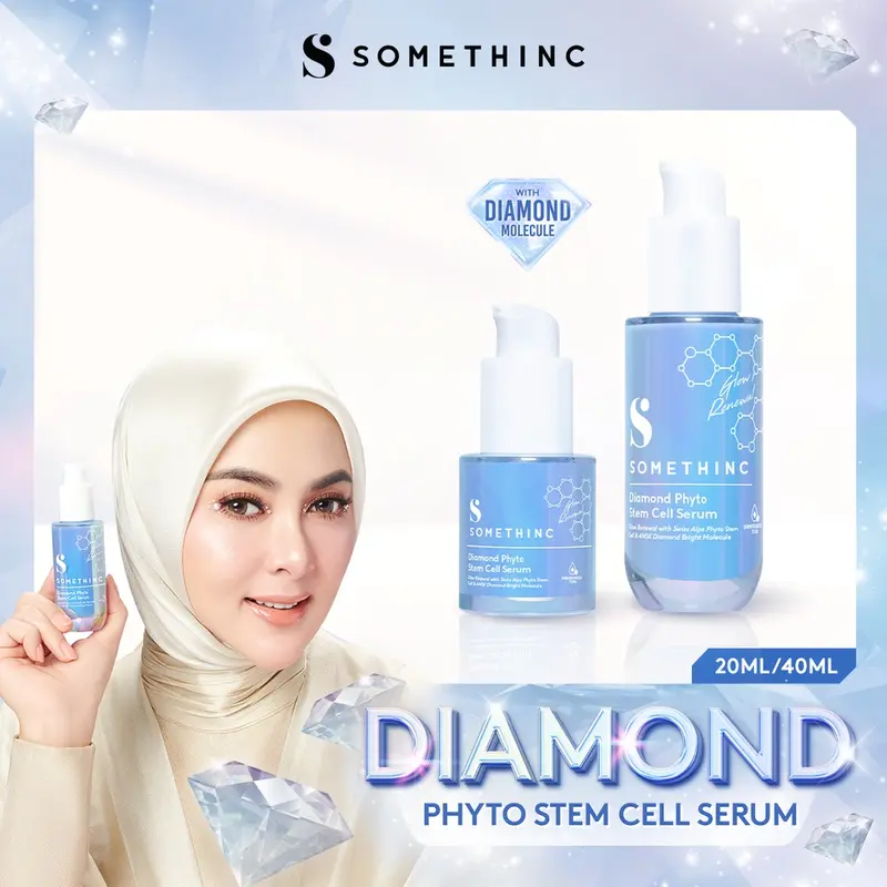 SOMETHINC Diamond Phyto Stem Cell Serum - Serum Diamond untuk Kulit Berkilau dan Cerah 1