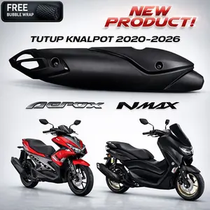 PROMO COD Tutup Knalpot Cover Tameng Knalpot Nmax Aerox New Pelindung Muffer Lexi Lx 155 Neo Turbo Ultimate Alpha Abs Connected