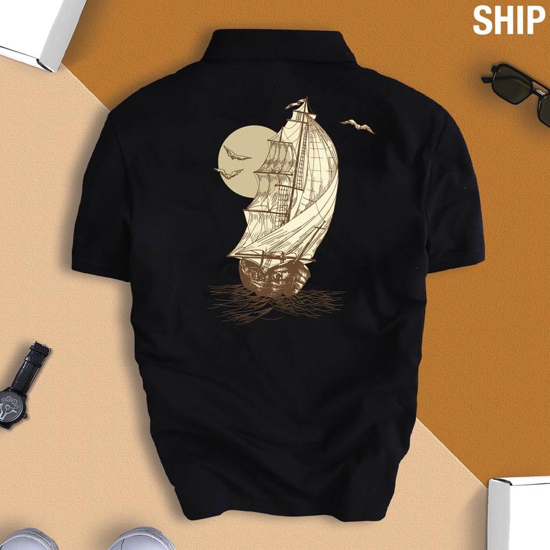 Áo Polo THUẬN BUỒM XUÔI GIÓ nam nữ ý nghĩa - SHIP Menswear Top Có Cổ GMV 6