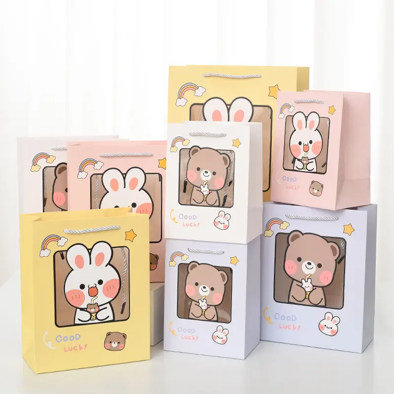 Paper Bag Good Luck | Goodie Bag | Tas Souvenir | Tas Ulang Tahun Transparan 2