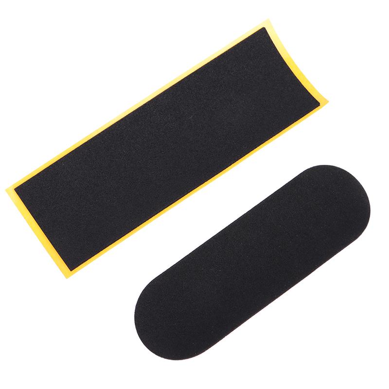 [qm]5Pcst Black Fingerboard Deck Uncut Tape Stickers Black Foam Grip Tape Stickers 2 Size 3