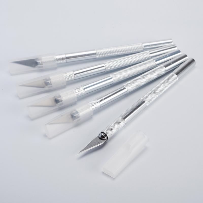 Dao Cắt Washi Tape Tỉa Củ Quả , Sticker, Dụng Cụ Dán Bullet Journal Tiện Lợi Tặng Kèm 5 Lưỡi Dao - Dao Khựu Đá , Gẩy Đá , Sửa Hở Chân Tranh Đính Đá