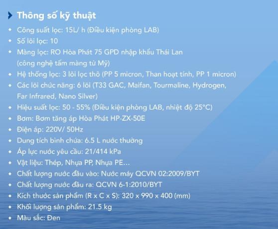 Máy lọc nước RO tủ đứng Hòa Phát HPR516, Bảo hành chính hãng 3 NĂM 4