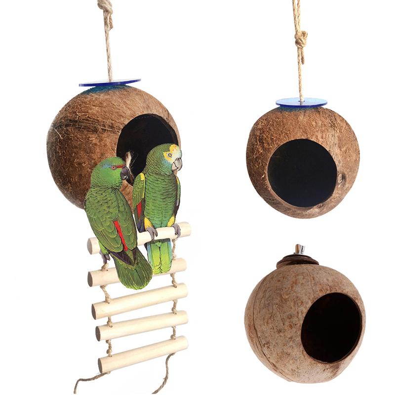 Ổ Gáo Dừa Cho Thú Cưng, Giường Xích Đu Cố Định, Hang Động, Nhà Đồ Chơi, Đồ Dùng Cho Thú Cưng 0