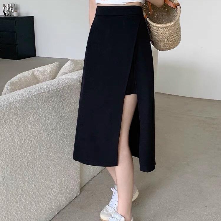 Chân váy dài xẻ tà Big size dành cho khách ngoại cỡ từ 60-90 ký