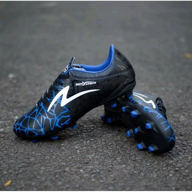 sepatu bola spider biru