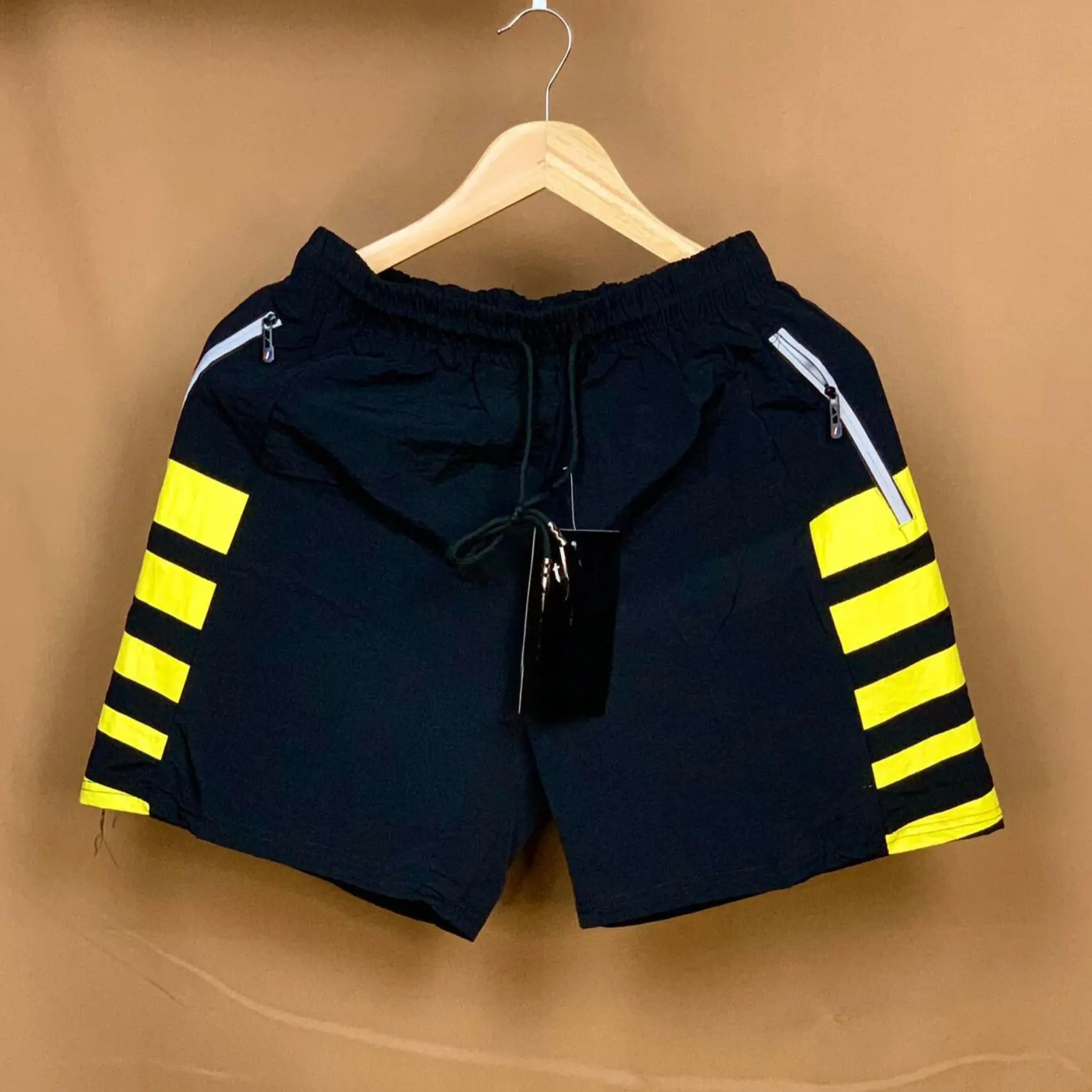 G.N. SHIJIA Taslan Casual Low Waist Men's Shorts with Tropical  Menswear Lingerie Striped Human