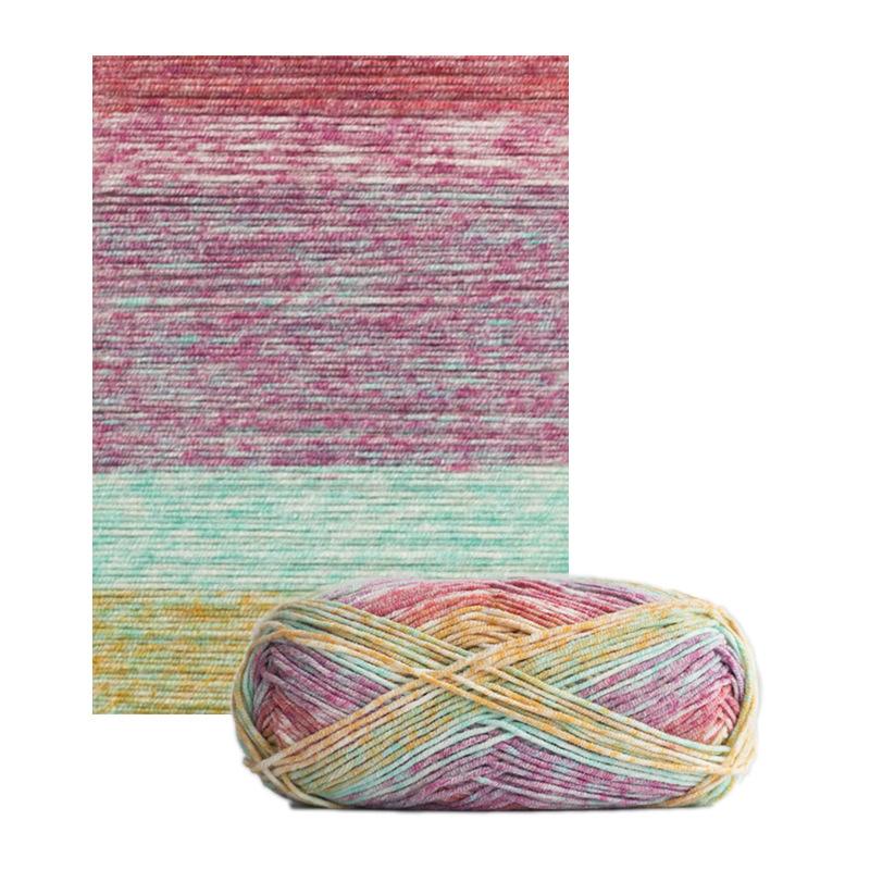 Product Introduction of 40g/roll Duan Dyed Acrylic Wool Yarn DIY Woven Knitting Sweater Sock Scarf Colorful Crochet Yarn Sewing 12