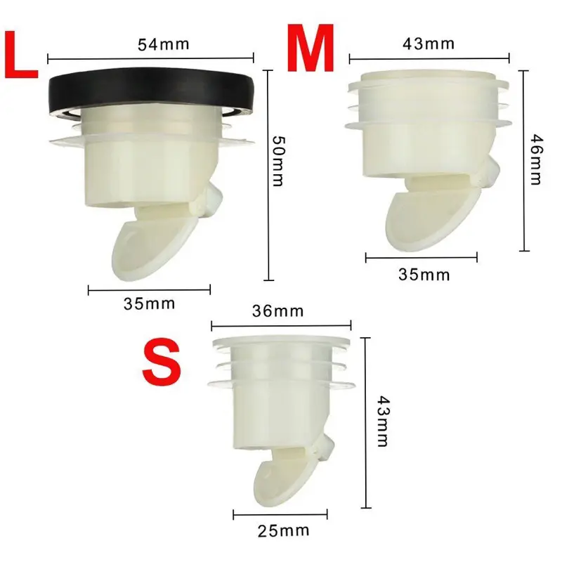 Van một chiều chống mùi hôi cống, côn trùng từ đường nước thải, NHÀ TẮM, VỆ SINH, SÂN GIẶT 3