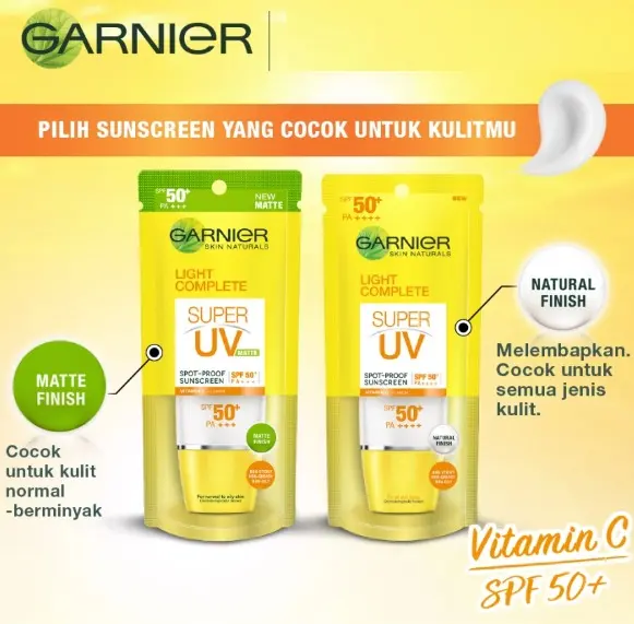 GARNIER SUNSÇREEN BRIGHT COMPLETE SPF 50 PA+++ 30ML
