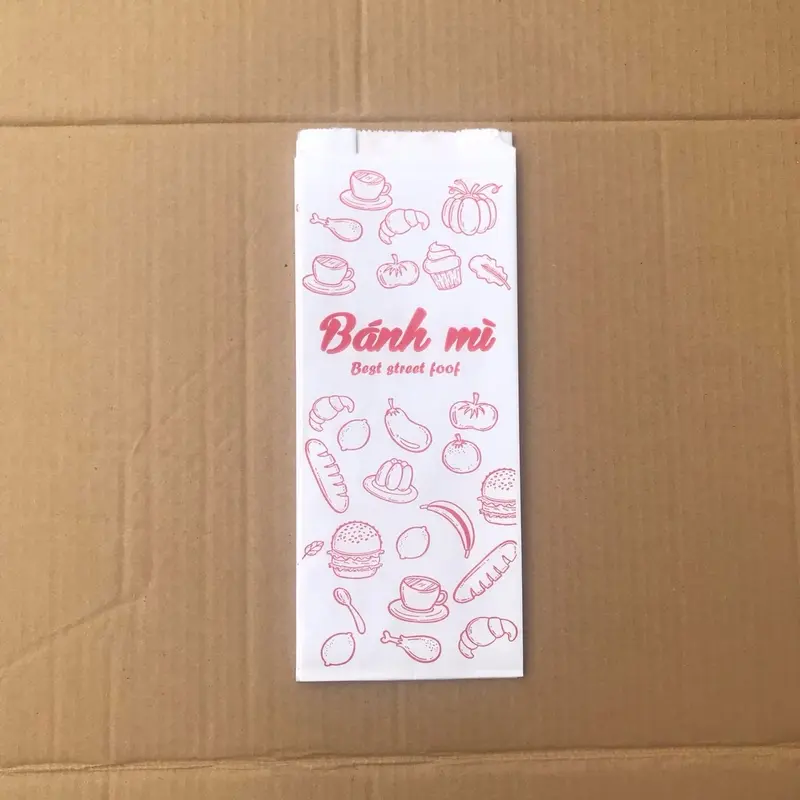 500 túi bánh mì in đỏ S1 size :10*5,5*25cm 2