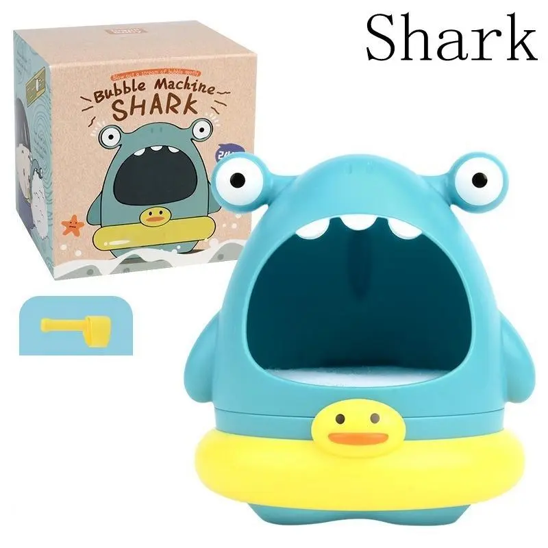 Crab & Shark Design Bubble Blower Toy, Cartoon Crab & Shark Bubble Maker Toy, Bubble Making Machine Toy, Sensory 7