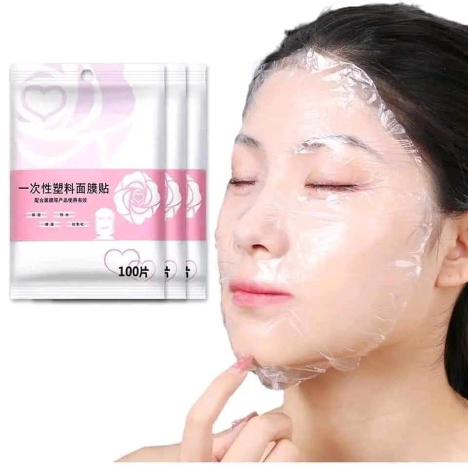 Màng ủ tê nilon ủ mặt spa bịch 100 cái .