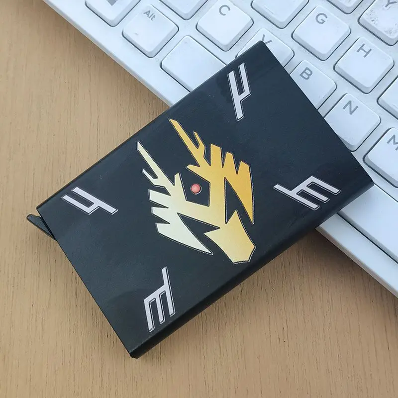 Ví Nhiều Ngăn Hình Chữ Nhật Hàm Thẻ Rồng, Kamen Rider, Hiệp Sĩ Rồng, Vua, Màu Trơn Thiết Kế Đa Ngăn Dạng Bật Lên Tự Động, Chống Trộm, Quét, Đa Chức Năng, Dung Lượng Lớn, Dành Cho Nam Và Nữ
