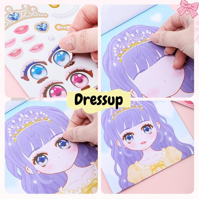Stiker Sticker Lucu Setiker Reusable Mainan Edukasi Anak DIY ST0034 Toys 3