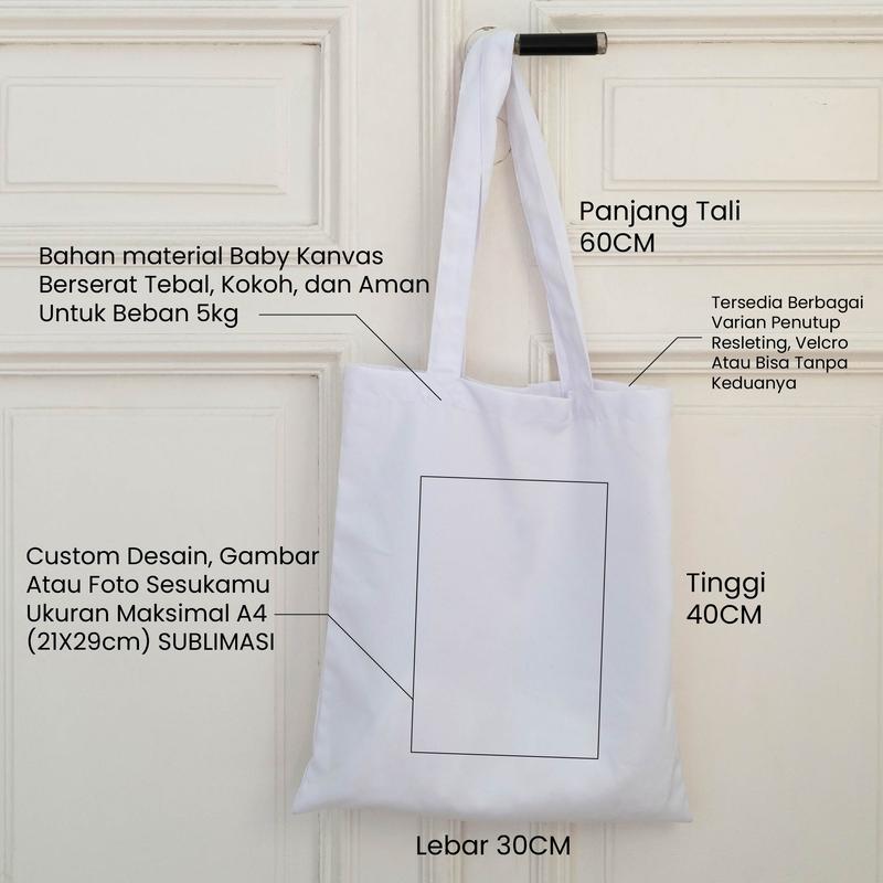 Product Introduction of CHAINSAW MAN CANVAS BAG / TOTEBAG CUSTOM / Bahan Baby Kanvas 0