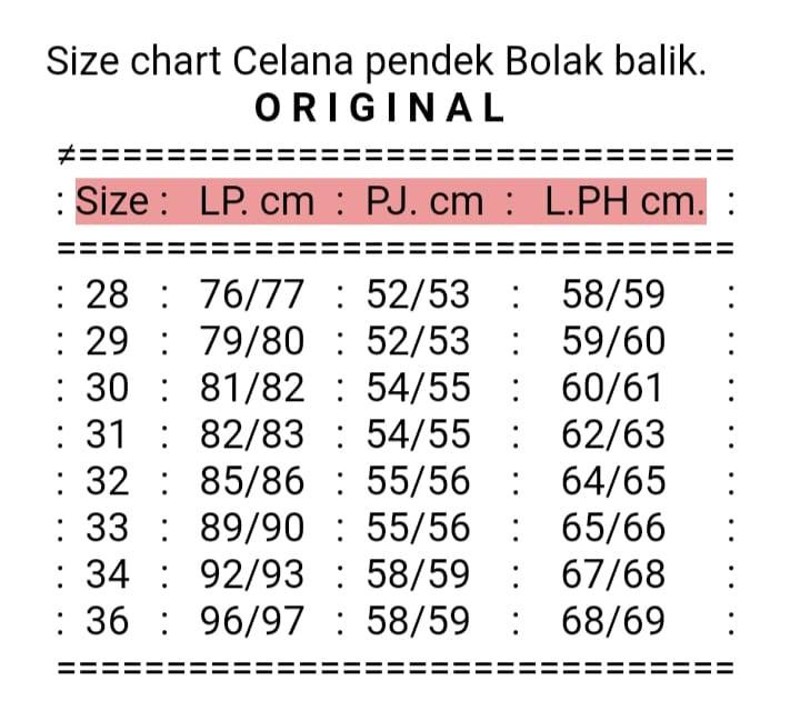 Product Introduction of CELANA PENDEK PRIA ORIGINAL ASLI IMPORT BOLAK BALIK Distro 0