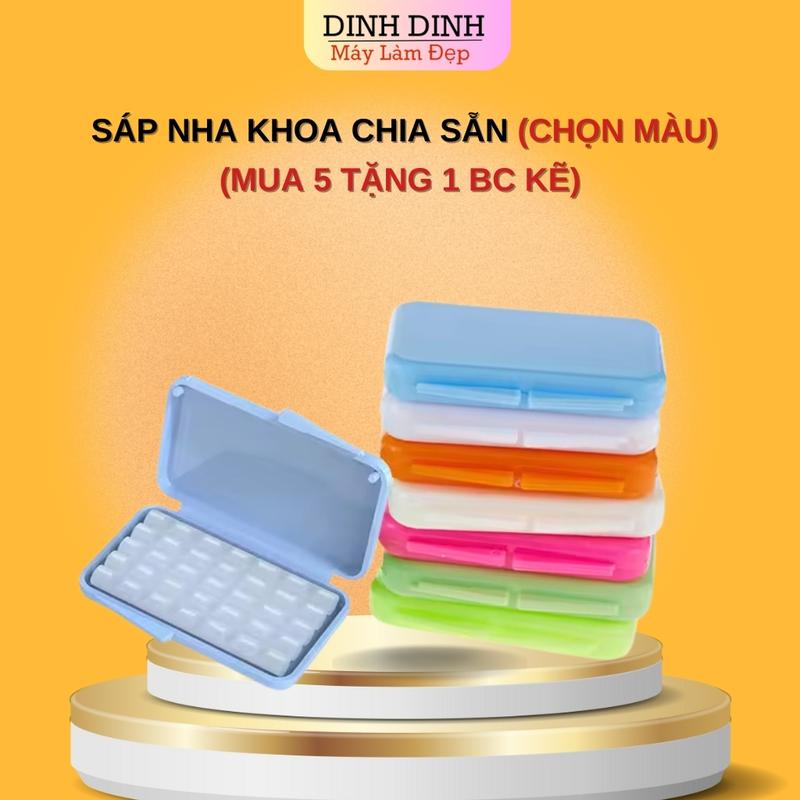 Sáp Nha Khoa Chia Sẵn Ô, Sáp Chỉnh Nha Giảm Đau Cho Răng Niềng - Nhiều Mùi Hương
