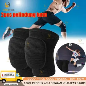 Pelindung Lutut 2 PCS / Leg sleeve pad basketball / Legpad / Leg sleeve pad High quality material Knee Kneepad Deker Decker Busa Pelindung Lutut Sepasang 2 Pcs Kiri Kanan Voly Futsal Kiper Takraw Skyboard